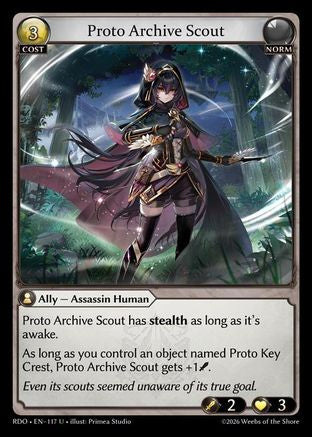 Proto Archive Scout (Curio Foil) (117) - Radiant Origins Foil