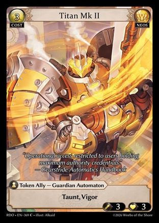 Titan Mk II (Curio Foil) (369) - Radiant Origins Foil