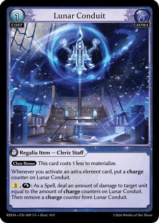 Lunar Conduit (009) - Radiant Origins Foil