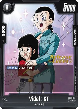 Videl : GT (FB09-113) - Dual Evolution Release Event Cards