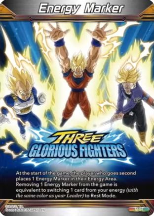 Energy Marker - Three Glorious Fighters (M-54) (M-54) - Three Glorious Fighters Foil