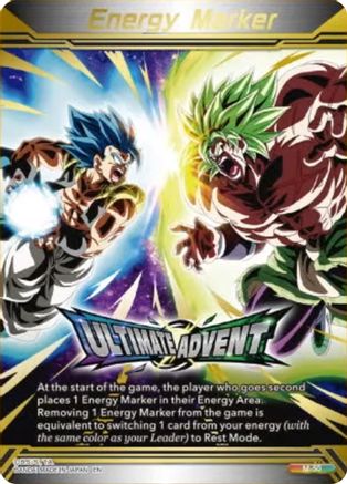 Energy Marker - Ultimate Advent (M-50) (Gold-Stamped) (M-50) - Three Glorious Fighters Foil