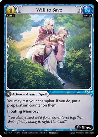 Will to Save (176) - Promotional Cards Foil