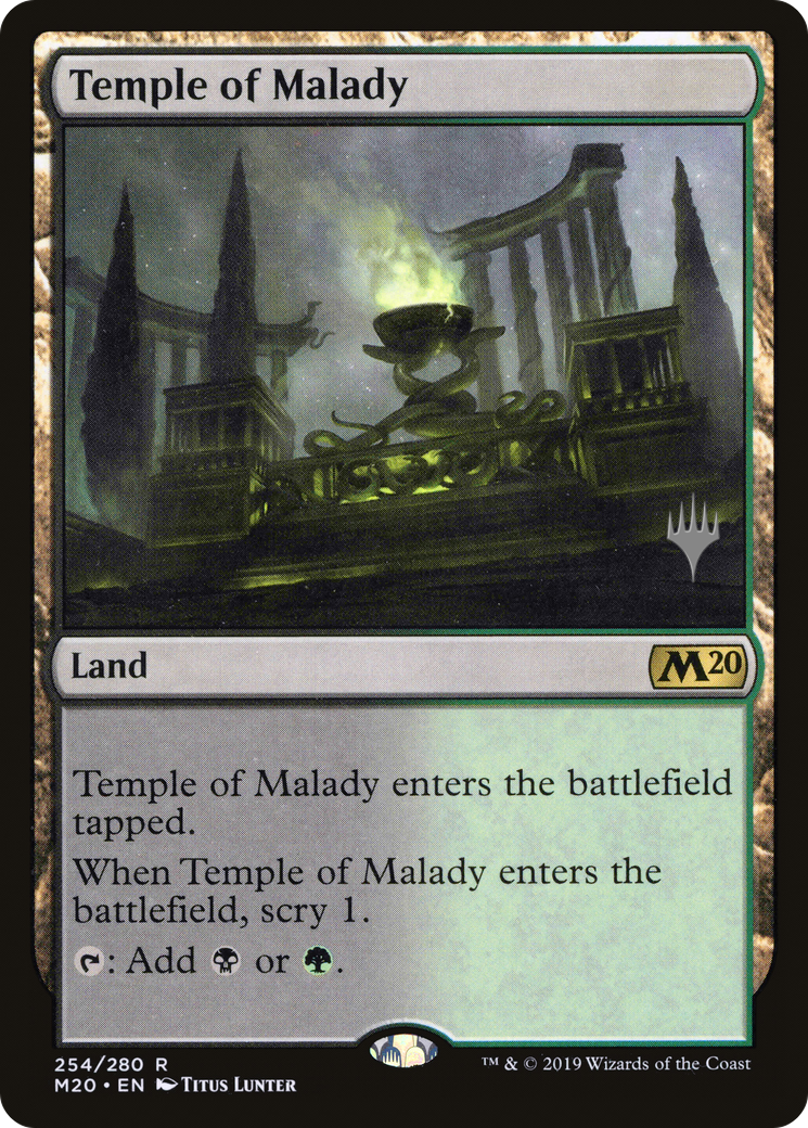 Temple of Malady (PPM20-254) - Core Set 2020 Promos