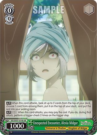 Unexpected Encounter, Alexia Midgar (SR) (EIS/SX07-014S) - The Eminence in Shadow