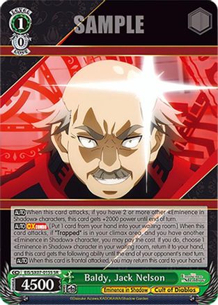 Baldy, Jack Nelson (SR) (EIS/SX07-015S) - The Eminence in Shadow