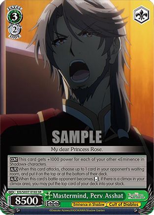 Mastermind, Perv Asshat (SR) (EIS/SX07-016S) - The Eminence in Shadow
