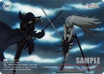 Facing the Strongest (RRR+) (EIS/SX07-057EX) - The Eminence in Shadow