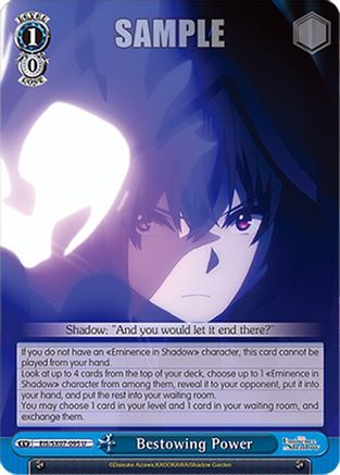 Bestowing Power (EIS/SX07-095) - The Eminence in Shadow