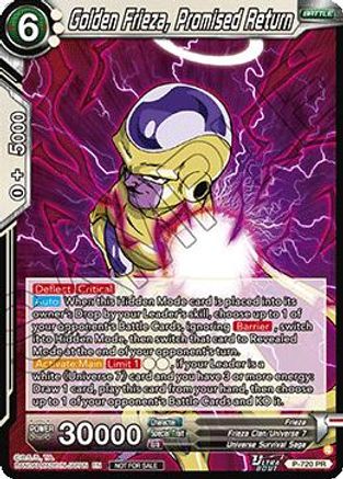 Golden Frieza, Promised Return (Deluxe Pack 2026 Vol.1) (P-720) - Tournament Promotion Cards