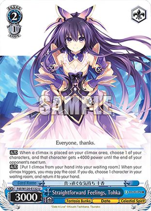 Straightforward Feelings, Tohka (Fdl/W120-E132 U) - Fujimi Fantasia Bunko Vol.2