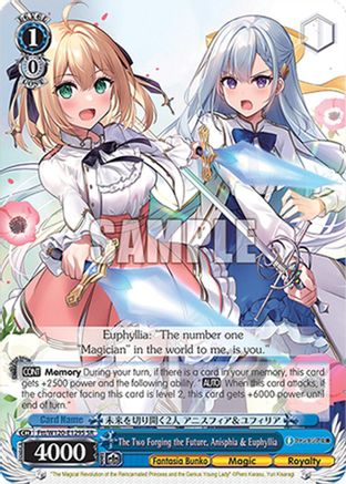 The Two Forging the Future, Anisphia & Euphyllia (SR) (Ftt/W120-E129S SR) - Fujimi Fantasia Bunko Vol.2