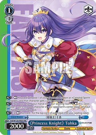 "Princess Knight" Tohka (PR) (Fdl/W120-PE07 PR) - Fujimi Fantasia Bunko Vol.2