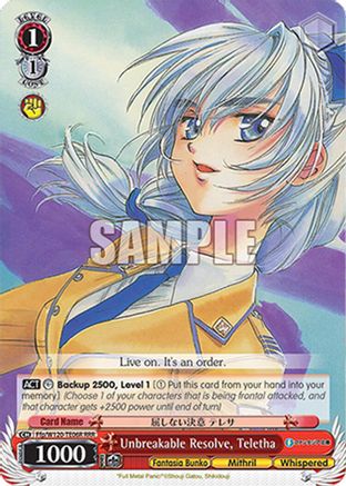 Unbreakable Resolve, Teletha (Ffp/W120-TE06 TD) - Fujimi Fantasia Bunko Vol.2