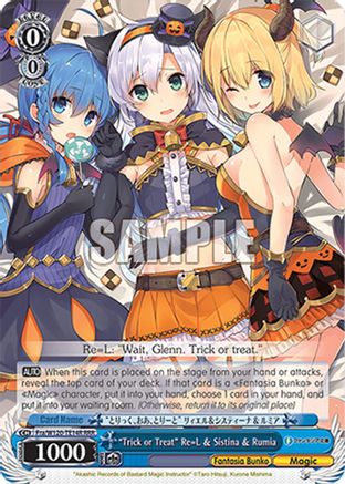"Trick or Treat" Re=L & Sistina & Rumia (Fra/W120-TE14 TD) - Fujimi Fantasia Bunko Vol.2
