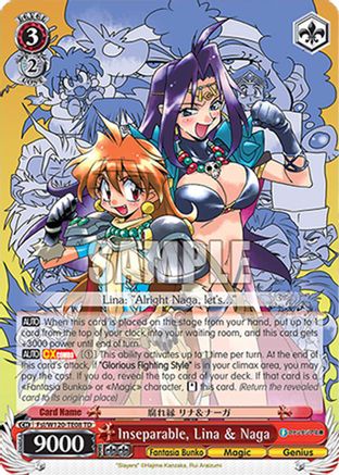 Inseparable, Lina & Naga (RRR) (Fsl/W120-TE08R RRR) - Fujimi Fantasia Bunko Vol.2