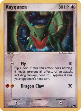 Rayquaza 003/017 - Holofoil Blister Exclusives - Rare