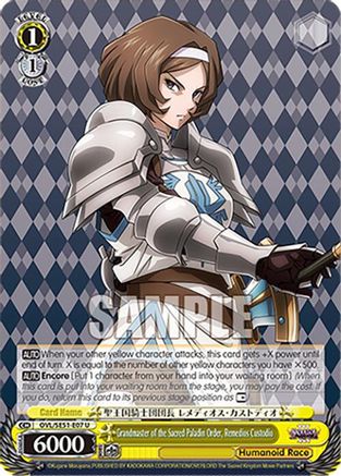 Grandmaster of the Sacred Paladin Order, Remedios Custodio (OVL/SE51-E07 U) - Nazarick: Tomb of the Undead Vol.3 Extra Booster