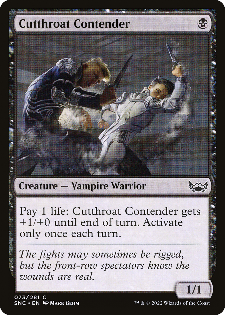 Cutthroat Contender (SNC-073) - Streets of New Capenna