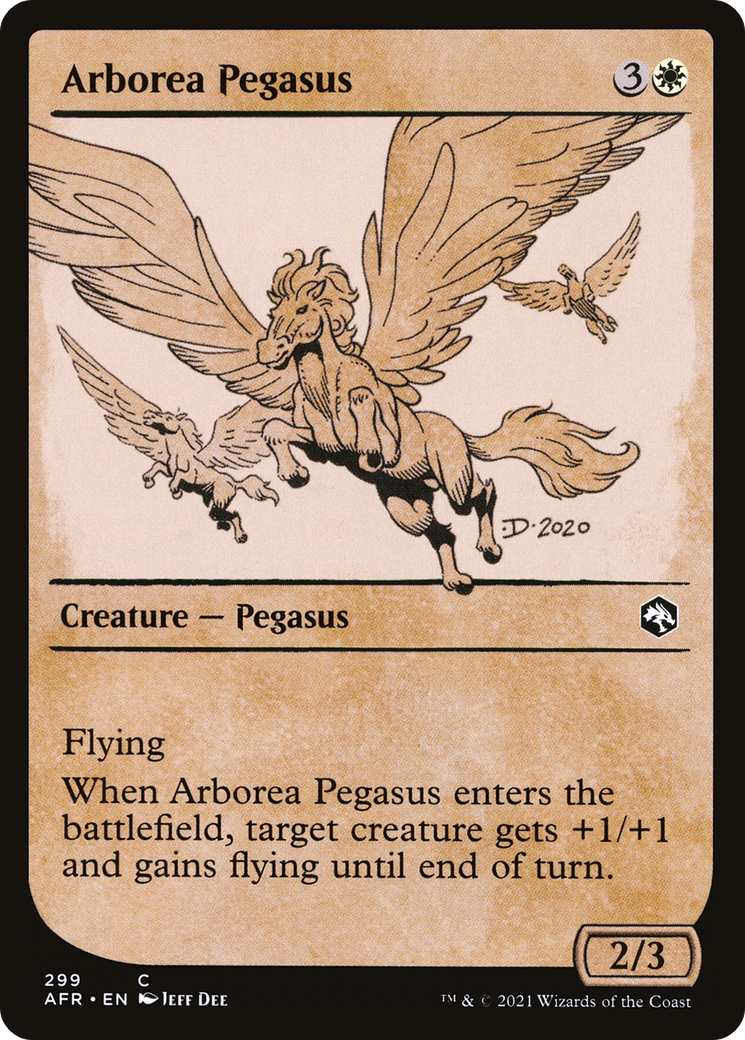 Arborea Pegasus (Showcase) (AFR-299) - Adventures in the Forgotten Realms: (Showcase) Foil