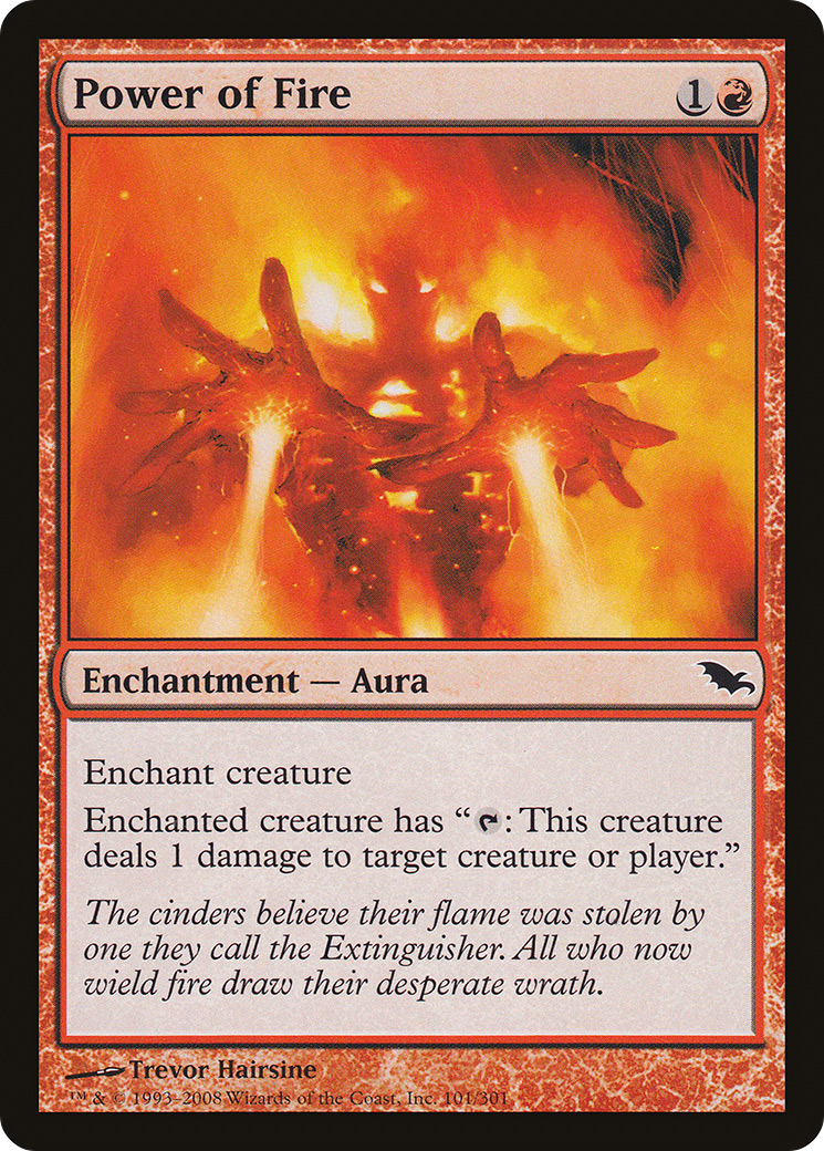 Power of Fire (SHM-101) - Shadowmoor Foil