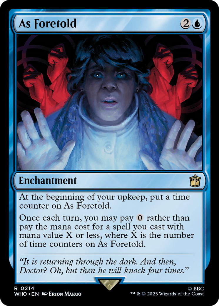 As Foretold (WHO-214) - Doctor Who Foil