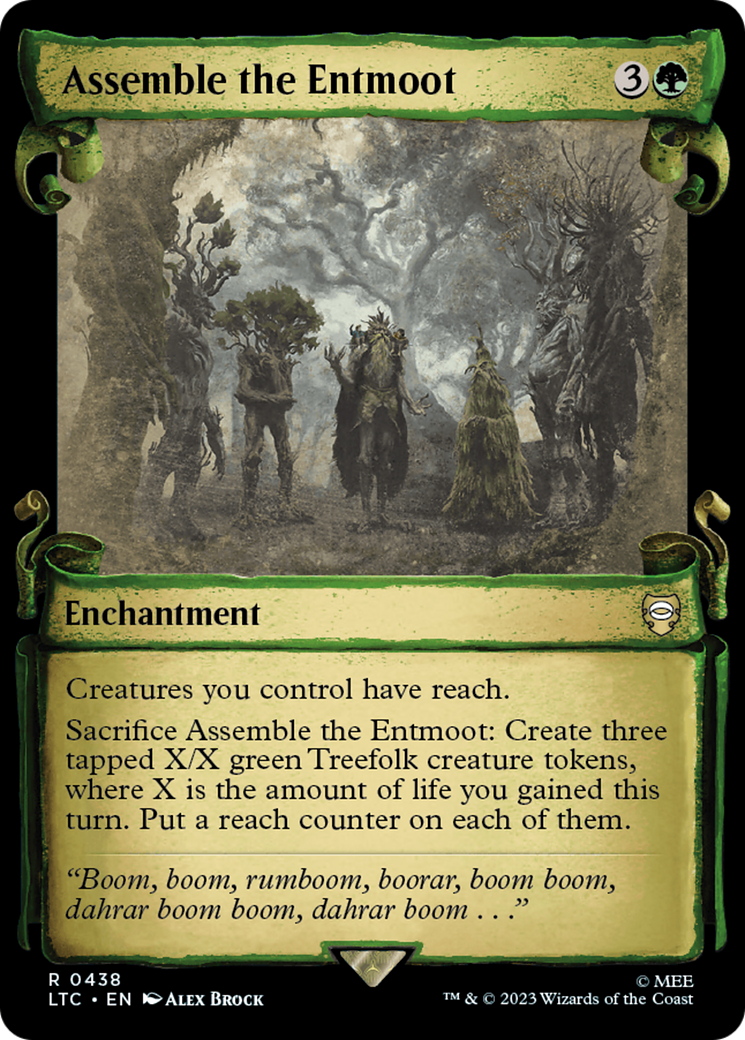 Assemble the Entmoot (Showcase Scrolls) (LTC-438) - Tales of Middle-earth Commander: (Showcase)
