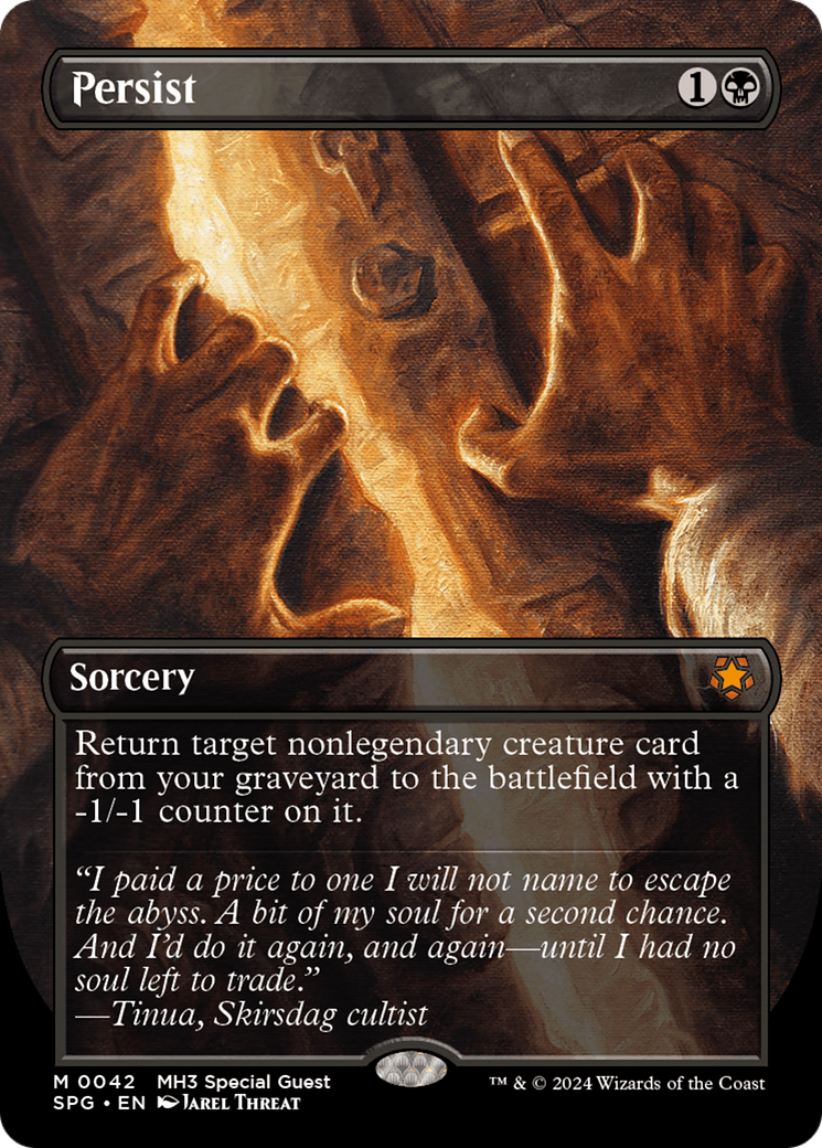 Persist (Borderless) (SPG-042) - Special Guests (Borderless) Foil