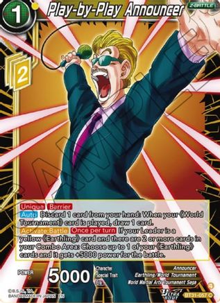 Play-by-Play Announcer (BT31-057) - Impact Beyond Dimensions Foil