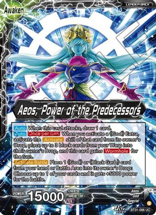 Aeos // Aeos, Power of the Predecessors (BT31-086) - Impact Beyond Dimensions Foil