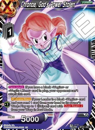Chronoa, God's Power Stolen (BT31-087) - Impact Beyond Dimensions Foil