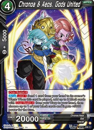 Chronoa & Aeos, Gods United (BT31-098) - Impact Beyond Dimensions