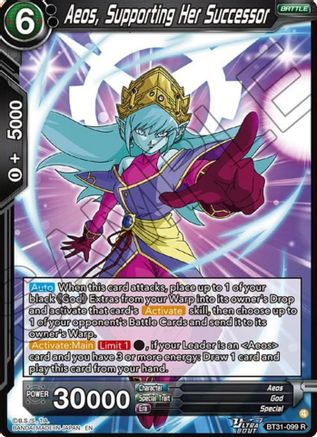Aeos, Supporting Her Successor (BT31-099) - Impact Beyond Dimensions Foil