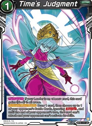 Time's Judgment (BT31-111) - Impact Beyond Dimensions