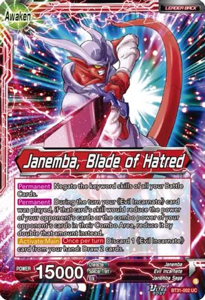 Janemba // Janemba, Blade of Hatred (BT31-002) - Impact Beyond Dimensions