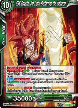 SS4 Gogeta, the Light Protecting the Universe (BT31-052) - Impact Beyond Dimensions Foil