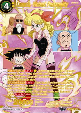 Launch, Violent Personality (SPR) (BT31-066) - Impact Beyond Dimensions Foil