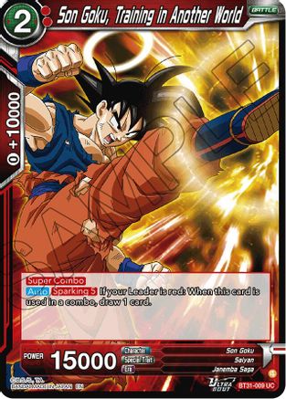 Son Goku, Training in Another World (BT31-009) - Impact Beyond Dimensions Foil