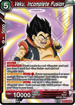 Veku, Incomplete Fusion (BT31-013) - Impact Beyond Dimensions Foil