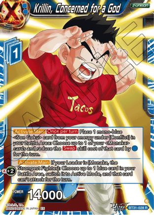 Krillin, Concerned for a God (BT31-028) - Impact Beyond Dimensions Foil