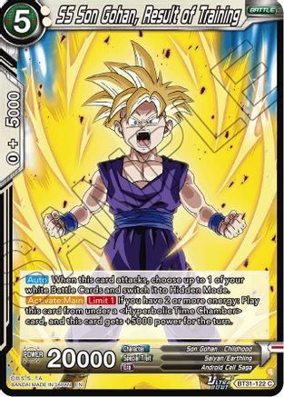 SS Son Gohan, Result of Training (BT31-122) - Impact Beyond Dimensions Foil