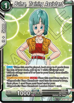 Bulma, Training Assistant (BT31-125) - Impact Beyond Dimensions Foil