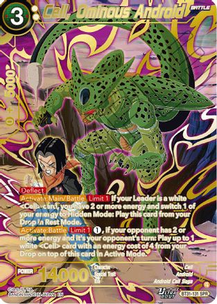 Cell, Ominous Android (SPR) (BT31-131) - Impact Beyond Dimensions Foil