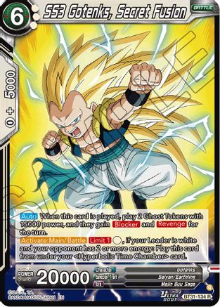 SS3 Gotenks, Secret Fusion (BT31-134) - Impact Beyond Dimensions
