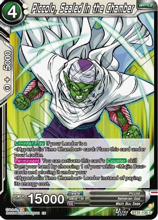 Piccolo, Sealed in the Chamber (BT31-135) - Impact Beyond Dimensions