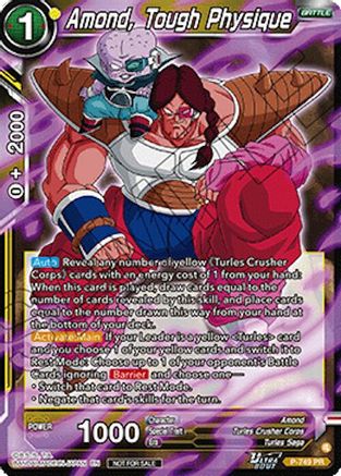 Amond, Tough Physique (Ultra-Bout Series Tournament Pack Vol.3) (P-749) - Tournament Promotion Cards