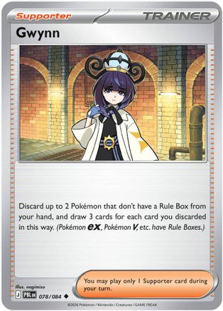 Gwynn 078/084 - Reverse Holofoil ME05 Pitch Black - Uncommon