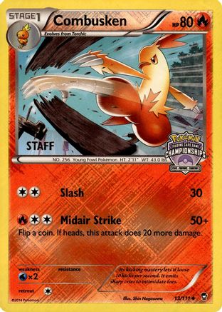 Combusken 013/111 - Reverse Holofoil League & Championship Cards - Promo