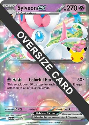 Sylveon ex 100 Jumbo Cards - Promo