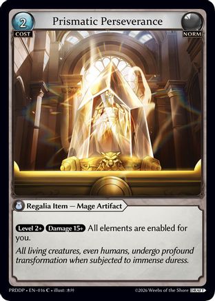 Prismatic Perseverance (016) - asphodelparadise Draft Pack